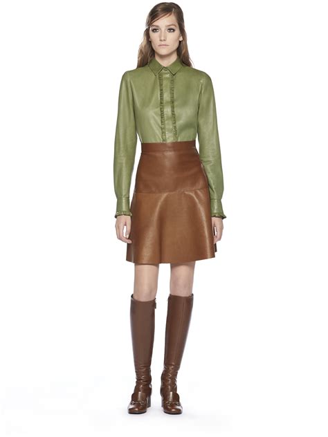 women gucci skirt|gucci flared skirt.